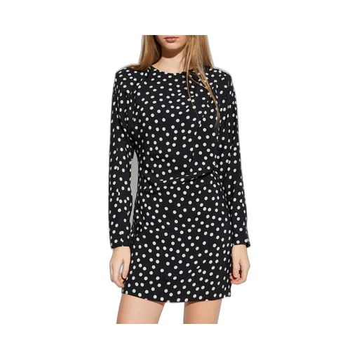Anine Bing Haven Polka Dot Printed Mini Dress