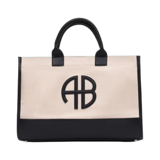 Anine Bing Lara Logo Tote Bag
