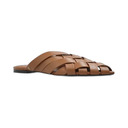 Anine Bing Eve Woven Slip On Mules