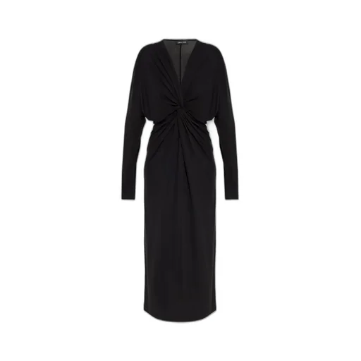 Anine Bing Mathilde Twist-Front Dress