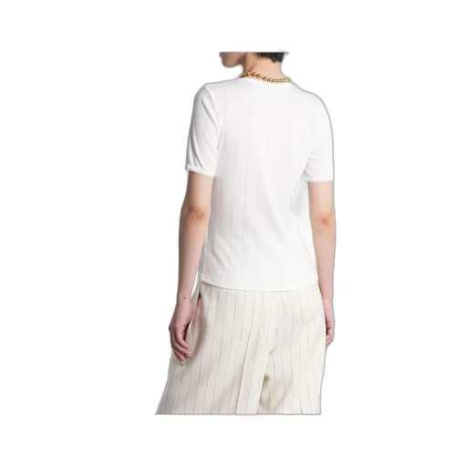 Anine Bing Pia Wide-Ribbed T-Shirt