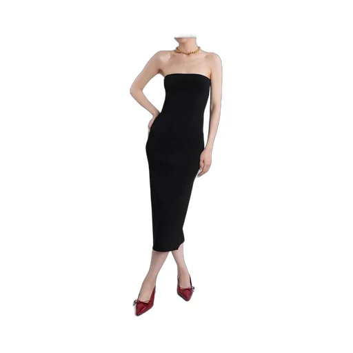 Anine Bing Rosa Strapless Midi Dress