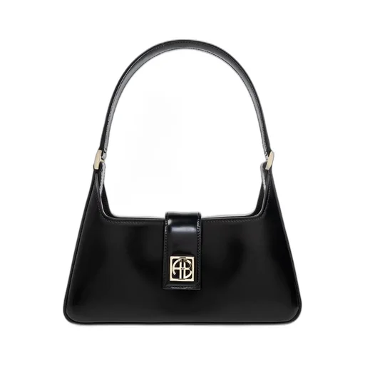 Anine Bing Lou Logo Plaque Shoulder Bag