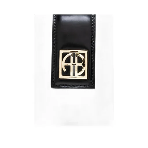 Anine Bing Lou Logo Plaque Shoulder Bag