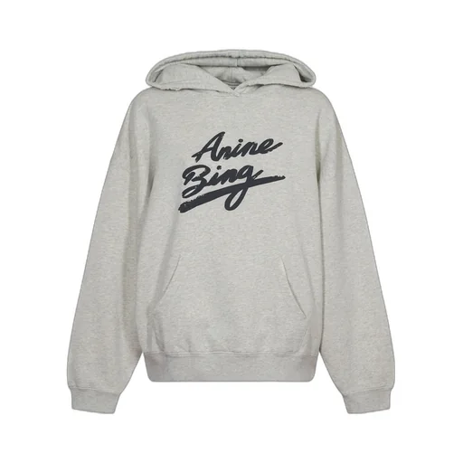 Anine Bing Harvey Logo Printed Hoodie