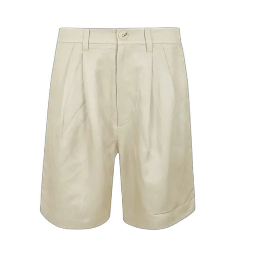 Anine Bing Carrie Straight-Hem Shorts