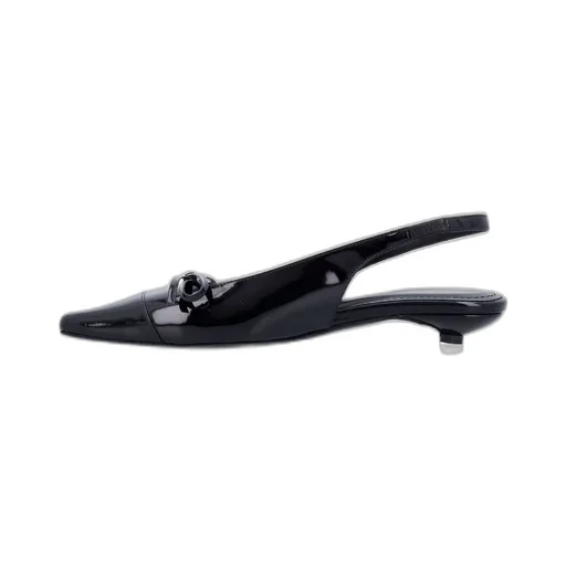 Anine Bing Zoey Bow-Detail Slingback Pumps