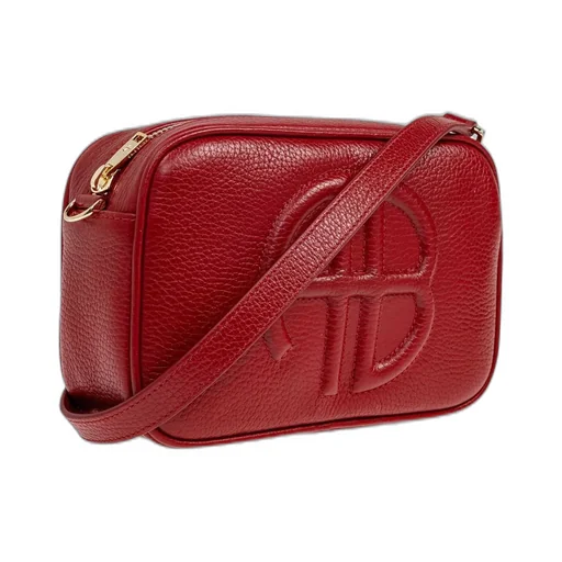 Anine Bing Lili Logo Embossed Shoulder Bag