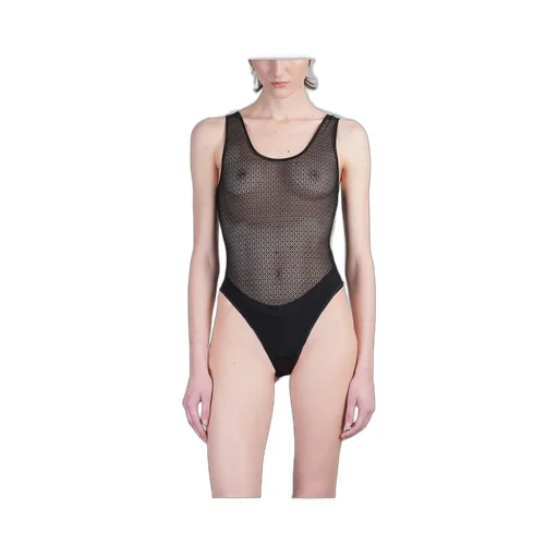 Anine Bing Alysha Mesh Bodysuit