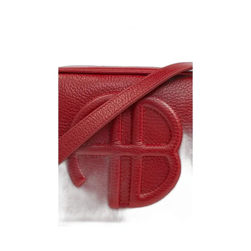 Anine Bing Lili Logo Embossed Shoulder Bag