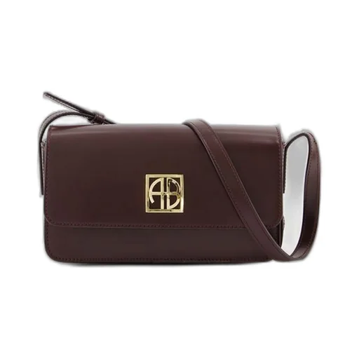 Anine Bing Elly Logo Plaque Crossbody Bag