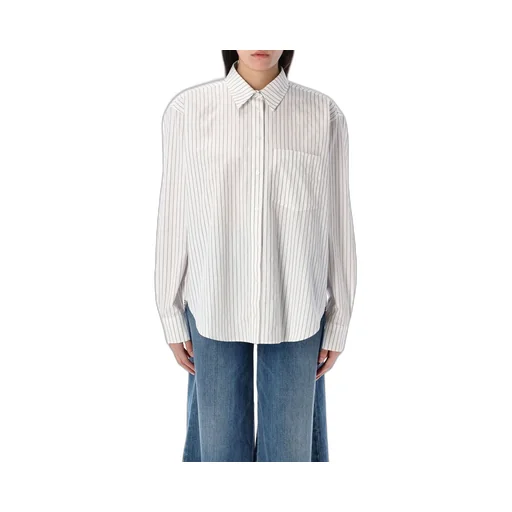 Anine Bing Braxton Striped Shirt