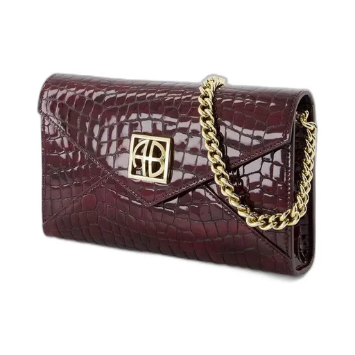 Anine Bing Elly Embossed Small Shoulder Bag