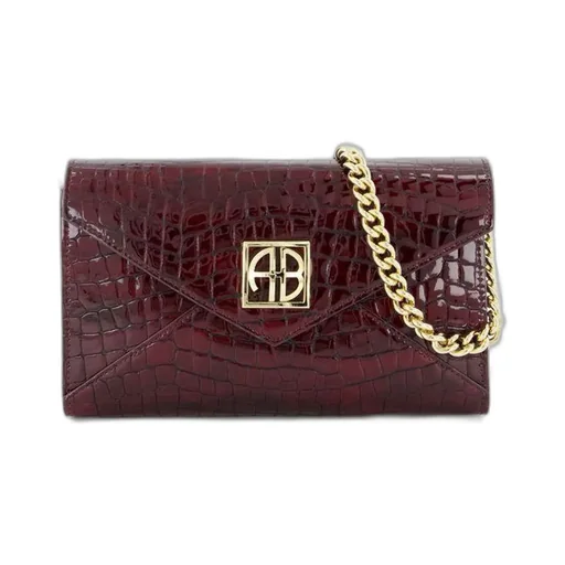 Anine Bing Elly Embossed Small Shoulder Bag