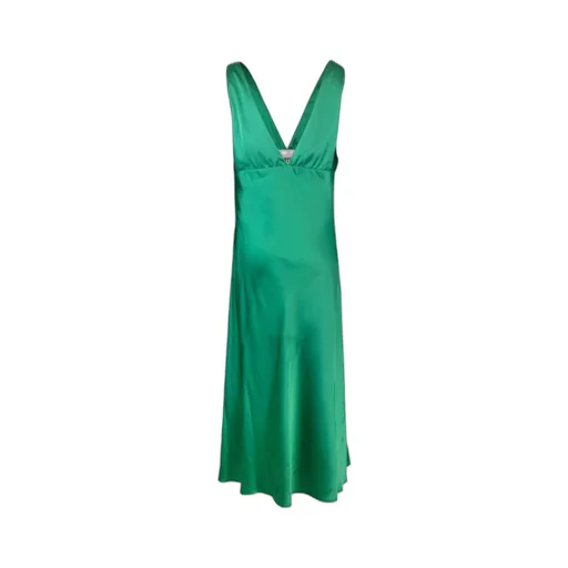 Aniye By Heart V-Neck Sleeveless Satin Dress