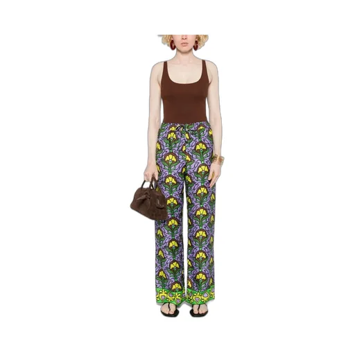 Anjuna Majda Patterned Wide Leg Pants