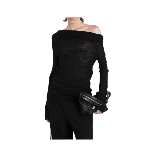 Ann Demeulemeester Tizziana Knitted Long Sleeve Top