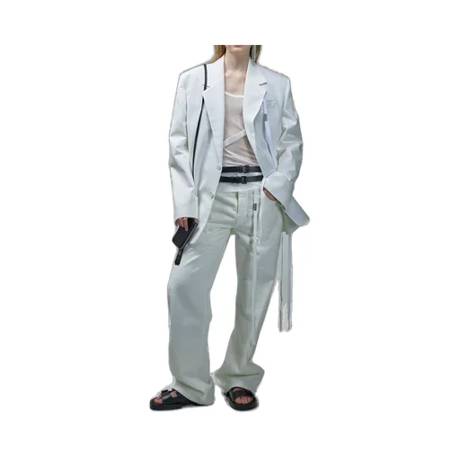 Ann Demeulemeester Lizzie Strapped Tailored Jacket