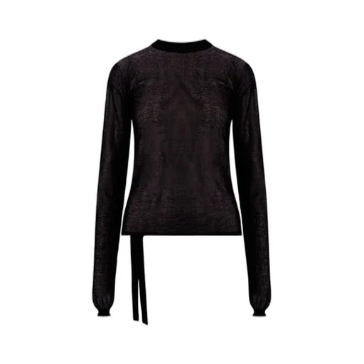 Ann Demeulemeester Double Strap Crewneck Top