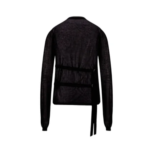 Ann Demeulemeester Double Strap Crewneck Top