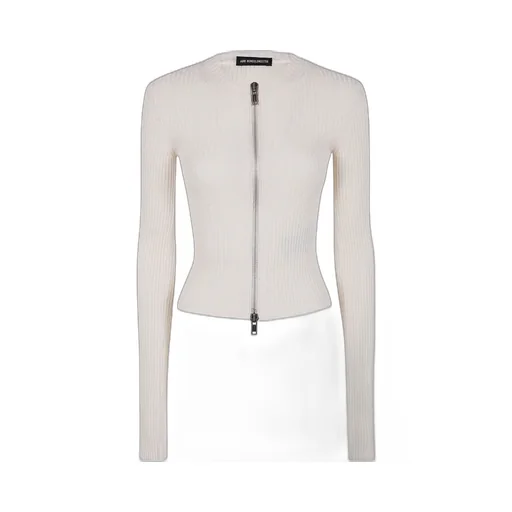 Ann Demeulemeester Zip-Up Knit Top