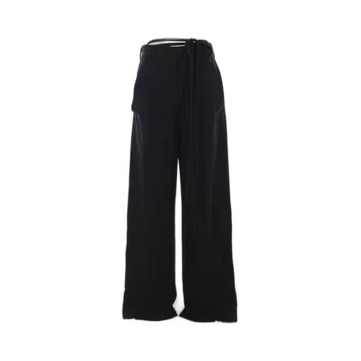 Ann Demeulemeester Drawstring Wide-Leg Pants