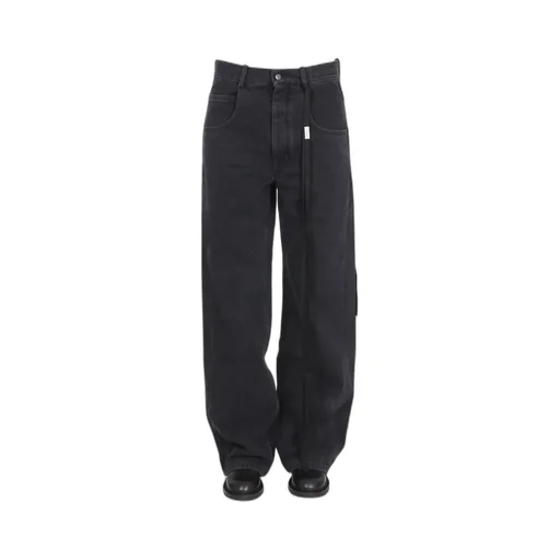 Ann Demeulemeester Logo-Plaque Jeans