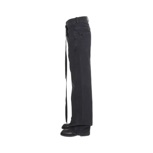 Ann Demeulemeester Logo-Plaque Jeans