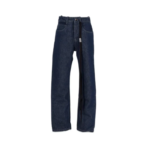 Ann Demeulemeester High-Waist Straight-Leg Jeans