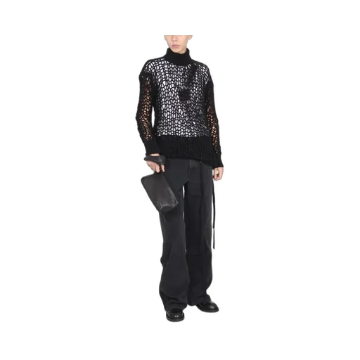 Ann Demeulemeester Logo-Plaque Jeans