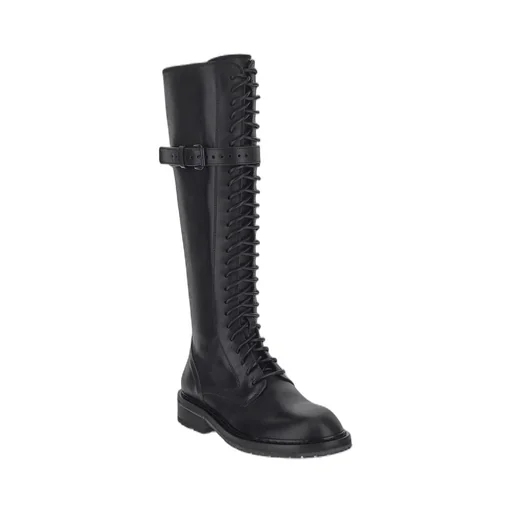 Ann Demeulemeester Rounded Toe Knee-High Boots