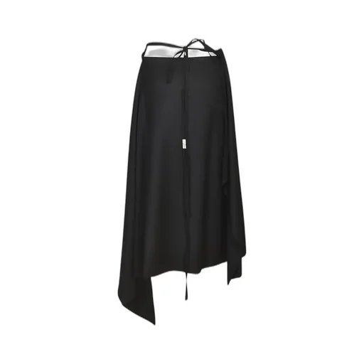 Ann Demeulemeester Ylva Midi Wrap Skirt