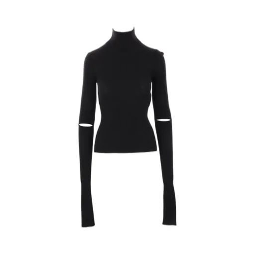 Ann Demeulemeester Olenka Cut-Out Turtleneck Sweater