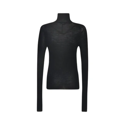 Ann Demeulemeester High-Neck Ribbed Jumper