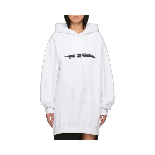 Ann Demeulemeester Annemarie Feather Printed Hoodie
