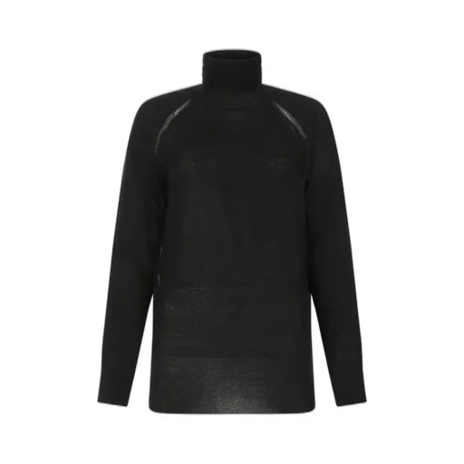 Ann Demeulemeester Turtleneck Distressed Jumper