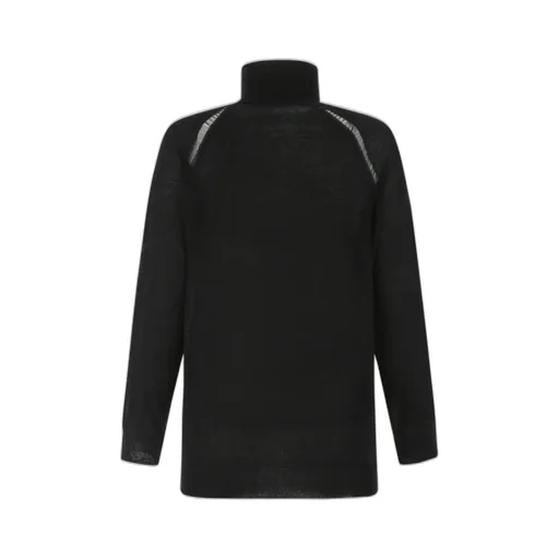 Ann Demeulemeester Turtleneck Distressed Jumper