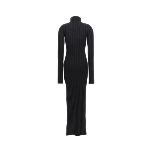 Ann Demeulemeester Cyntia High-Neck Knitted Dress