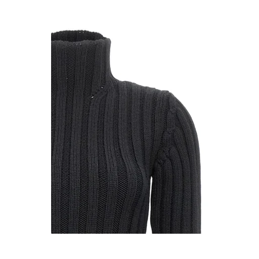 Ann Demeulemeester Cyntia High-Neck Knitted Dress