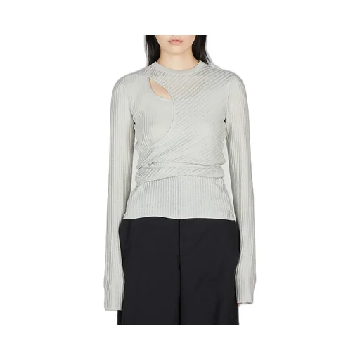 Ann Demeulemeester Cut-Out Knitted Top