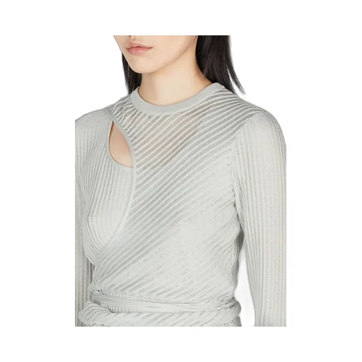 Ann Demeulemeester Cut-Out Knitted Top
