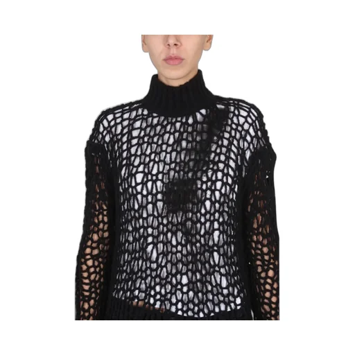 Ann Demeulemeester High-Neck Knitted Jumper