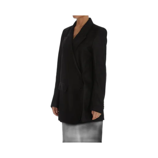 Ann Demeulemeester Oversized Leather Jacket
