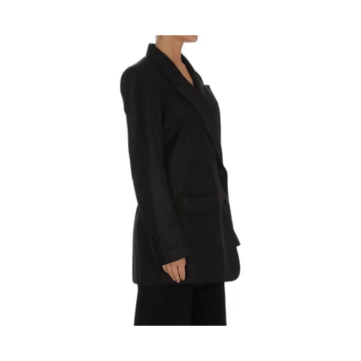 Ann Demeulemeester Oversized Leather Jacket
