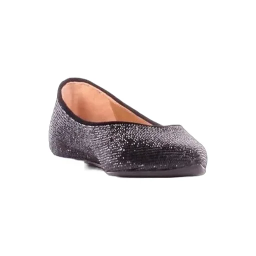 Anna F. Embellished Pointed Toe Ballerina Shoes