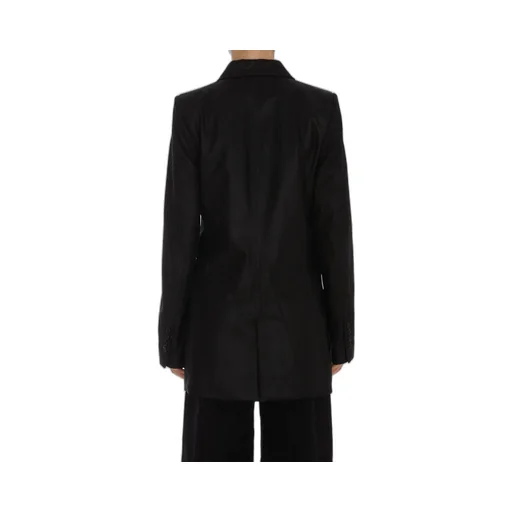 Ann Demeulemeester Oversized Leather Jacket