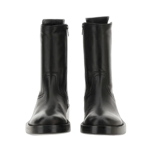 Ann Demeulemeester Back Lace-Up Ankle Boots