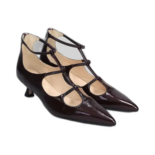 Anna F. Pointed-Toe Cut-Out Detailed Pumps