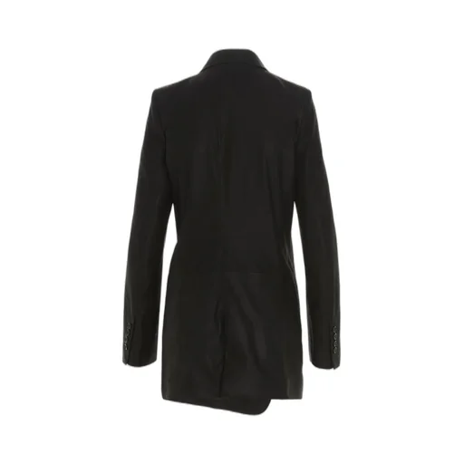 Ann Demeulemeester Oversized Leather Jacket