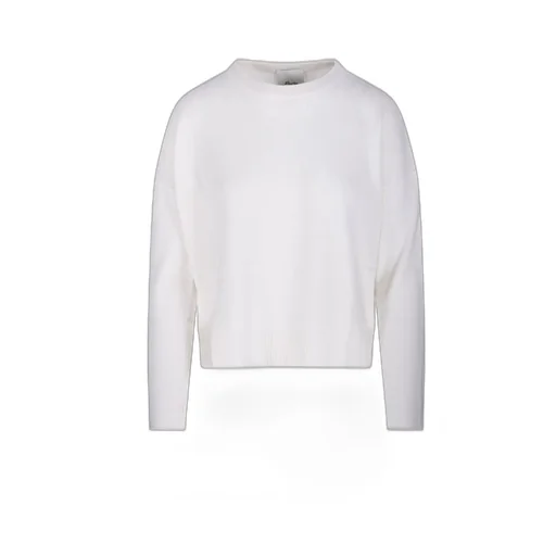 Allude Relaxed Crew Neck Knitted Sweater